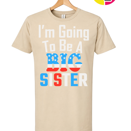 Big Sister Stars & Stripes Tee