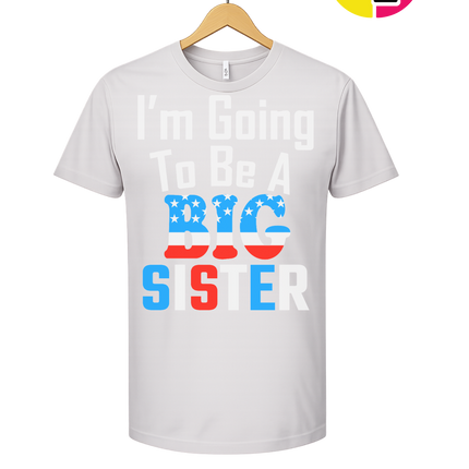 Big Sister Stars & Stripes Tee