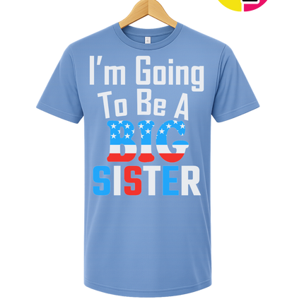 Big Sister Stars & Stripes Tee