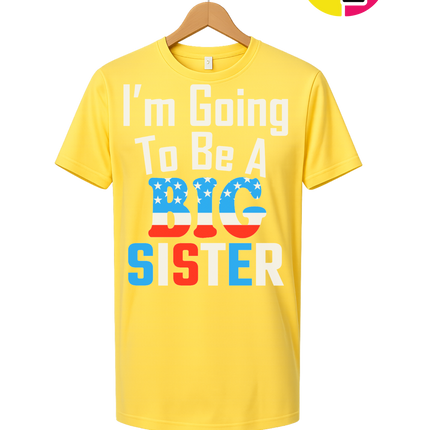 Big Sister Stars & Stripes Tee