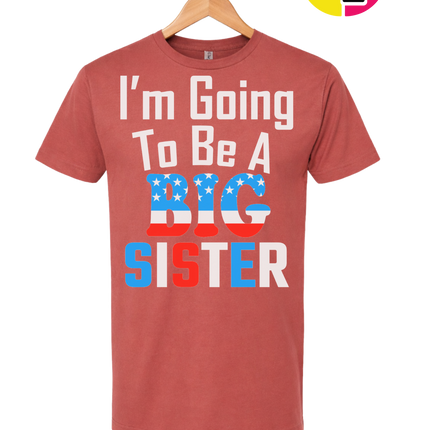Big Sister Stars & Stripes Tee