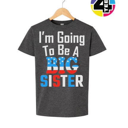 Big Sister Stars & Stripes Youth Tee