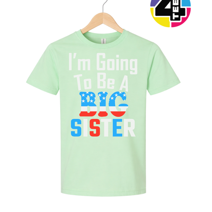 Big Sister Stars & Stripes Youth Tee
