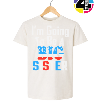 Big Sister Stars & Stripes Youth Tee