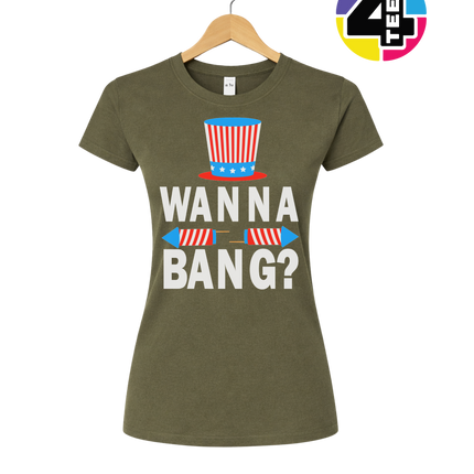 Wanna Bang Fireworks Women's Tee