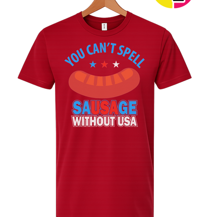 You Can’t Spell Sausage Without USA Tee