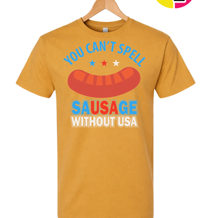 You Can’t Spell Sausage Without USA Tee