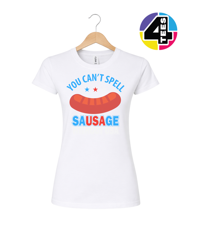 You Can’t Spell Sausage Without USA Women's Tee