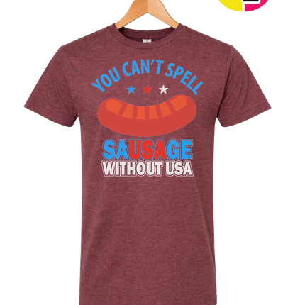 You Can’t Spell Sausage Without USA Tee