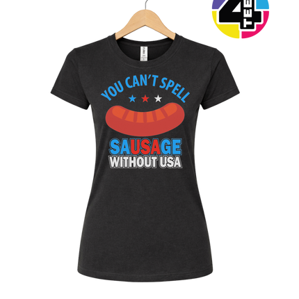 You Can’t Spell Sausage Without USA Women's Tee