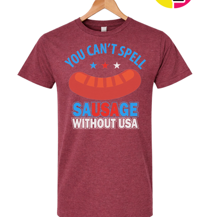 You Can’t Spell Sausage Without USA Tee