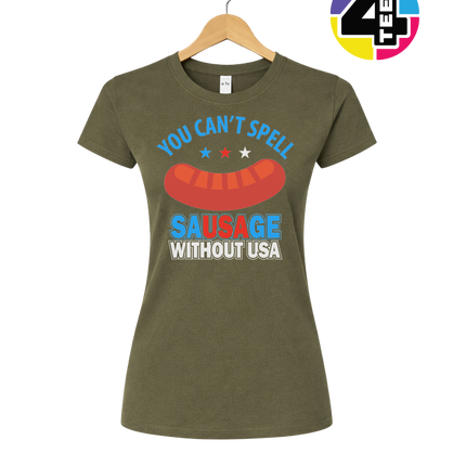 You Can’t Spell Sausage Without USA Women's Tee