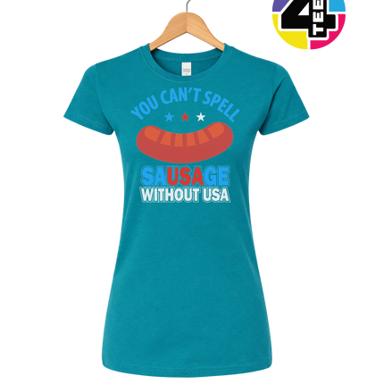 You Can’t Spell Sausage Without USA Women's Tee