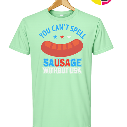 You Can’t Spell Sausage Without USA Tee