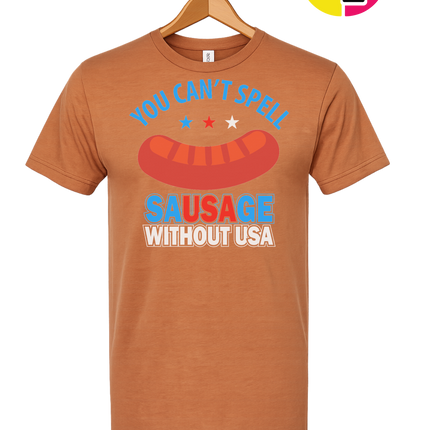 You Can’t Spell Sausage Without USA Tee