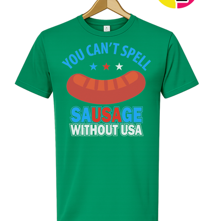 You Can’t Spell Sausage Without USA Tee