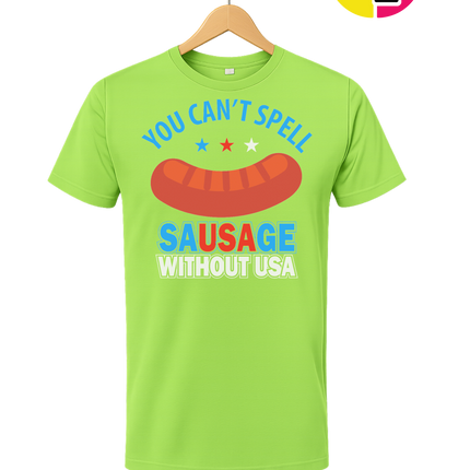 You Can’t Spell Sausage Without USA Tee