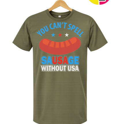 You Can’t Spell Sausage Without USA Tee