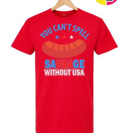 You Can’t Spell Sausage Without USA Tee
