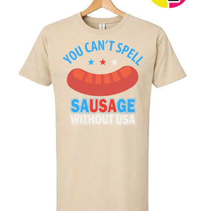 You Can’t Spell Sausage Without USA Tee