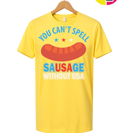 You Can’t Spell Sausage Without USA Tee