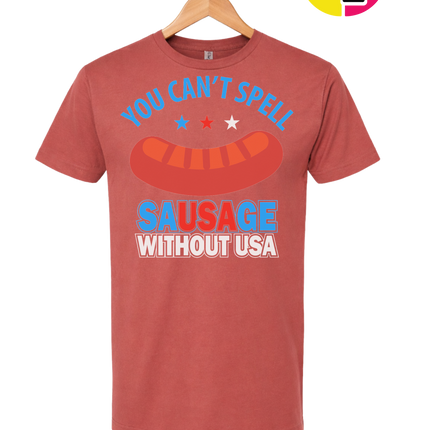 You Can’t Spell Sausage Without USA Tee