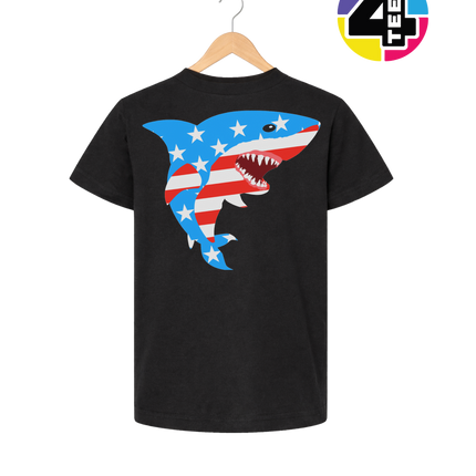Patriotic Shark Bite Youth Tee
