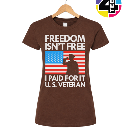 Freedom Isn’t Free Veteran Women's Tee