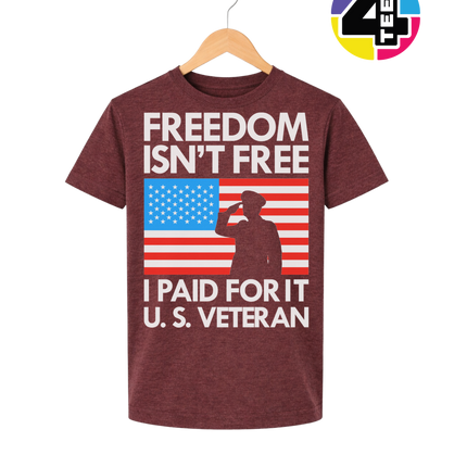 Freedom Isn’t Free Veteran Youth Tee