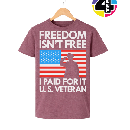 Freedom Isn’t Free Veteran Youth Tee