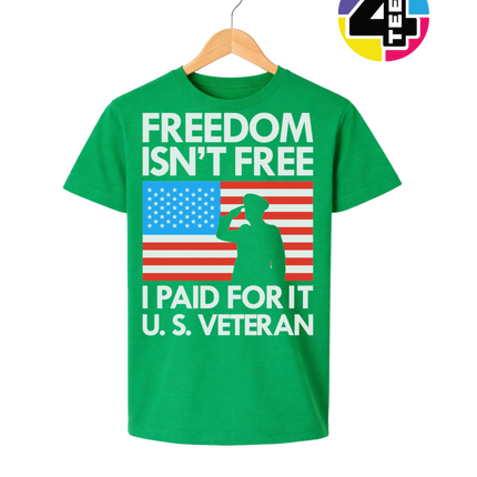 Freedom Isn’t Free Veteran Youth Tee