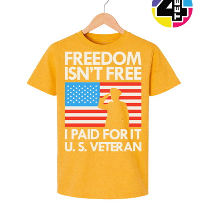 Freedom Isn’t Free Veteran Youth Tee