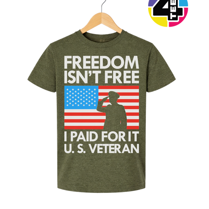 Freedom Isn’t Free Veteran Youth Tee