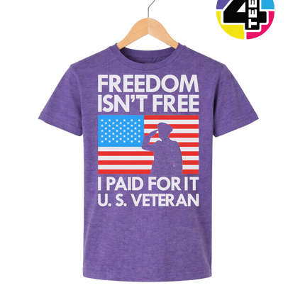 Freedom Isn’t Free Veteran Youth Tee