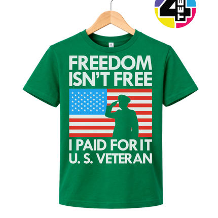 Freedom Isn’t Free Veteran Youth Tee