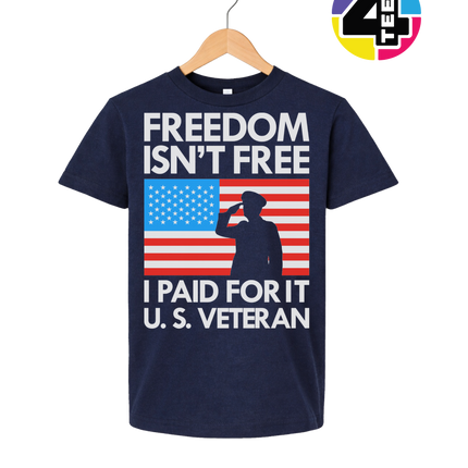 Freedom Isn’t Free Veteran Youth Tee