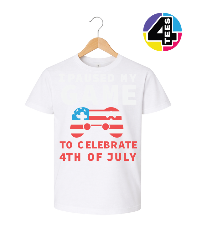I Paused My Game for the 4th Youth Tee