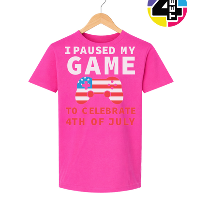 I Paused My Game for the 4th Youth Tee