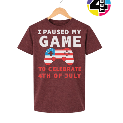 I Paused My Game for the 4th Youth Tee