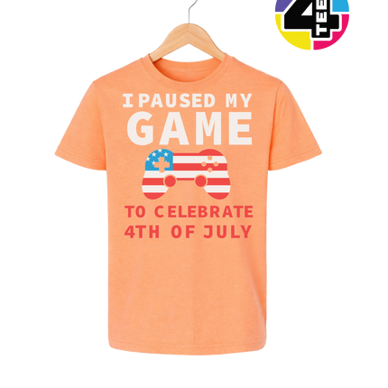 I Paused My Game for the 4th Youth Tee
