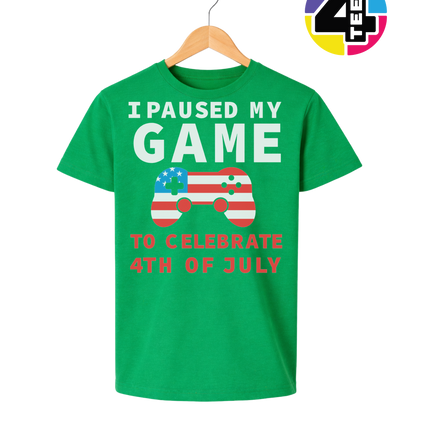 I Paused My Game for the 4th Youth Tee