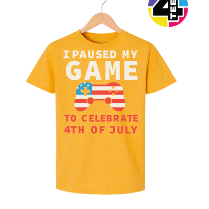 I Paused My Game for the 4th Youth Tee