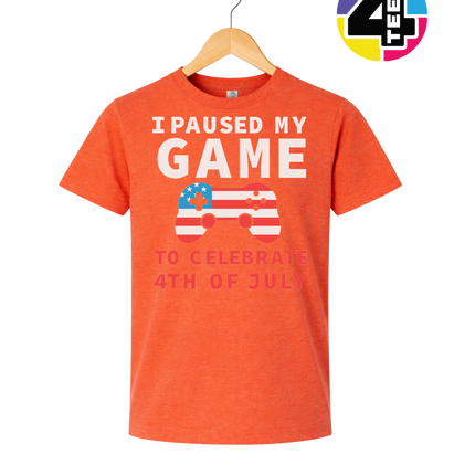 I Paused My Game for the 4th Youth Tee