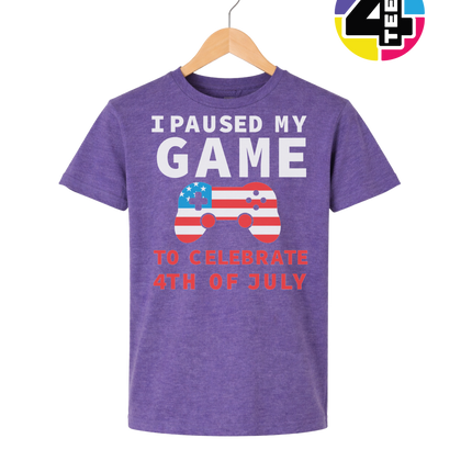 I Paused My Game for the 4th Youth Tee