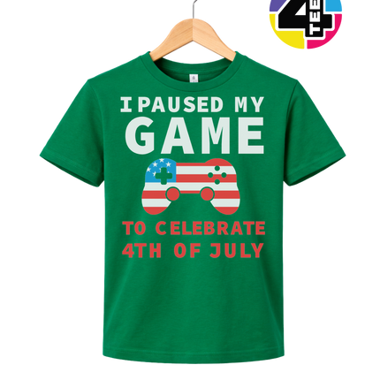 I Paused My Game for the 4th Youth Tee