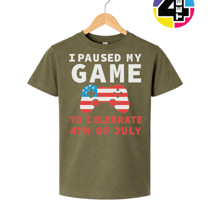 I Paused My Game for the 4th Youth Tee