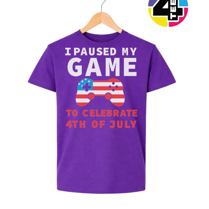 I Paused My Game for the 4th Youth Tee