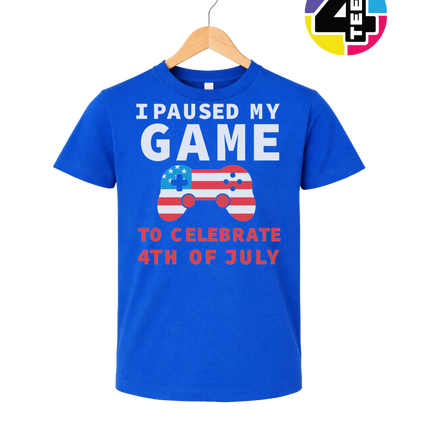 I Paused My Game for the 4th Youth Tee