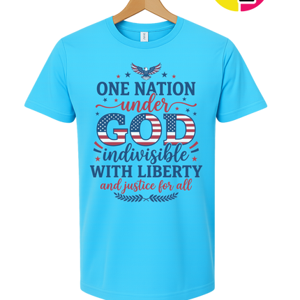 One Nation Under God Liberty Tee