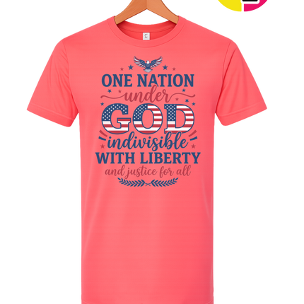 One Nation Under God Liberty Tee